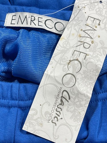 EMRECO Skirt Size UK XL 18 Riviera Blue Cotton Womens Stretch NEW EU46 RRP £27 - Picture 3 of 8