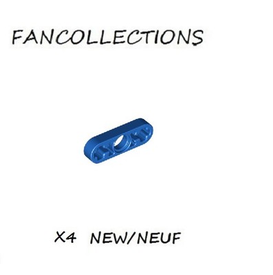 6x LEGO ® Technic 41677 1 x 2 liftarm mince Plat Neuf-Gris foncé NEUF