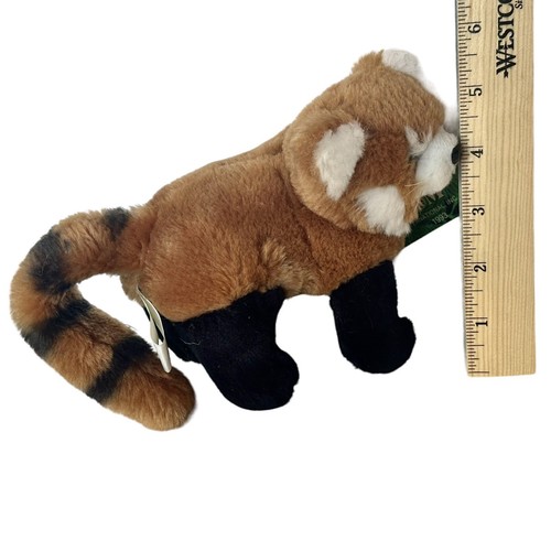 VTG 1993 Red Panda Rare Size 7" Stuffed Animal Plush w Tags K&M Conservationists - Picture 4 of 12