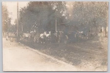 Horse Carriage Early 1900s Real Photo Postcard RPPC