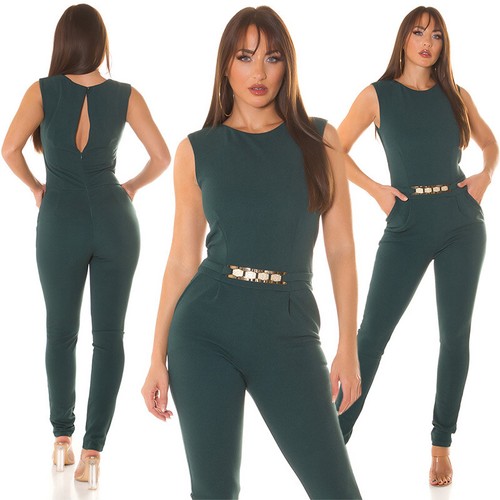 Damen Koucla Overall Jumpsuit Playsuit mit Schnalle Milax-Fashion - Bild 53 von 68