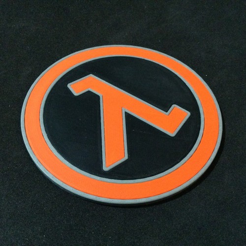 Half Life Logo Coaster - 3D Printed - Picture 15 of 20