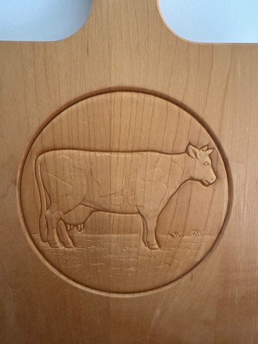 Cow Wooden Decorative Modern Farm House Cutting Board / Wall Decor 12” x 8" - Picture 2 of 11