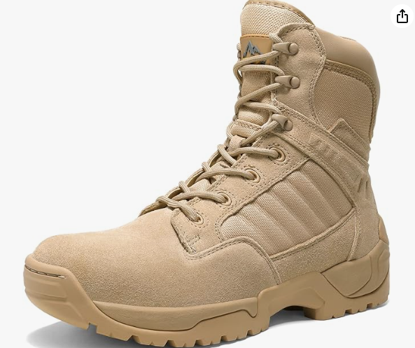 Men's Military Tactical Work Boots Hiking Motorcycle Combat Boots