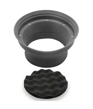 Recoil SPB8 Foldable Silicone 8” Car Speaker Baffle Kits with Egg Crate Foam