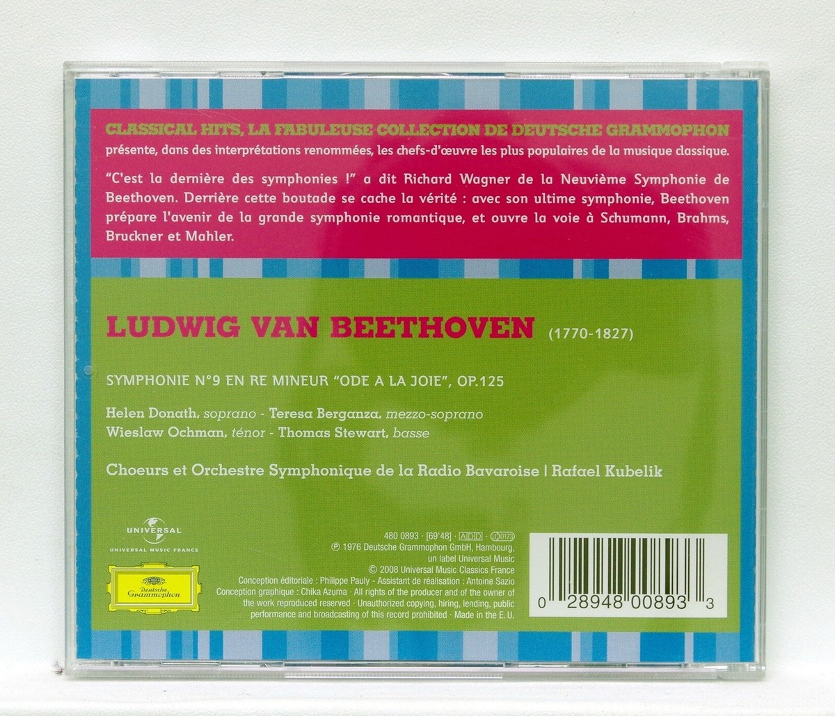 RAFAEL KUBELIK - BEETHOVEN symphony no.9 - DGG CD NM | eBay