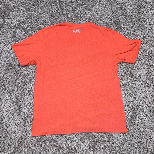 Under Armour Syracuse T Shirt- Large Orange Loose Heatgear - Picture 3 of 3
