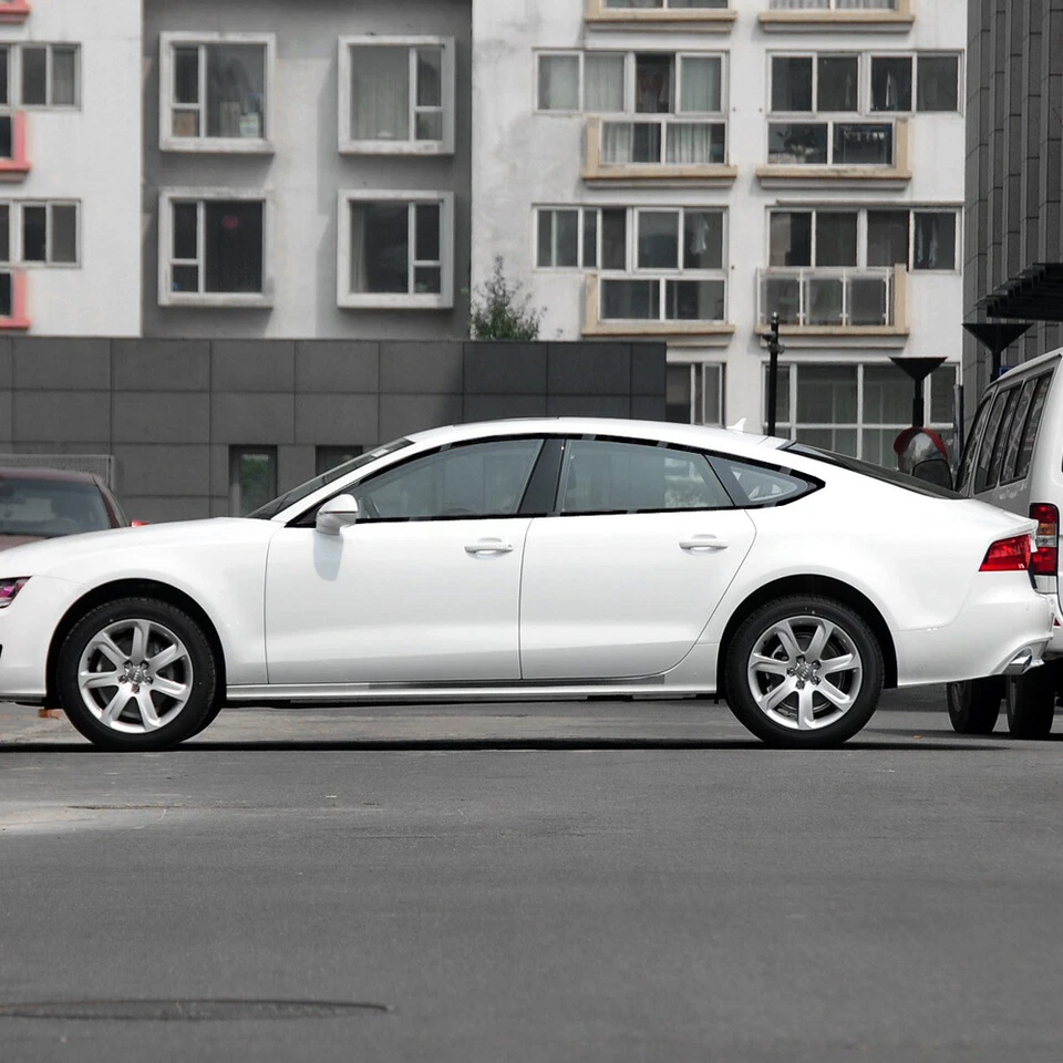 Chrome Delete Blackout Overlay For Audi A7 4GB 2010-2017 sedan Window Trim  Foto 4 de 4