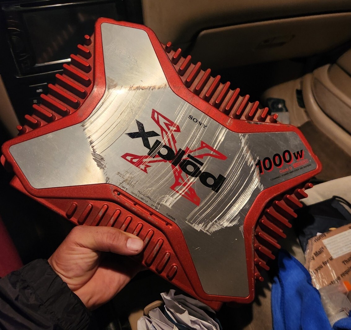 Sony Xplod XM3001SXD 1 Channel Power Amplifier 1000W Class D eBay