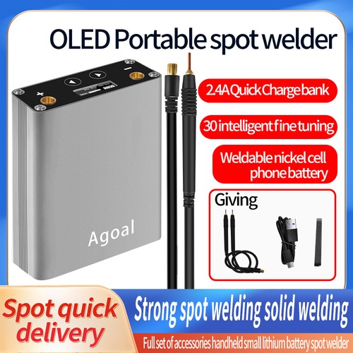 DH30 Spot Welder Adjustable 30 Gears Portable OLED Screen Spot Welding Machine - Picture 3 of 24