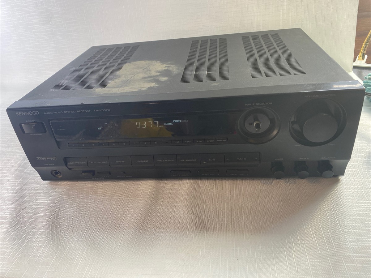 Kenwood Audio Video Stereo receiver KR-V5570 Black | eBay Kenwood Audio Video Stereo receiver KR-V5570 Black | eBay