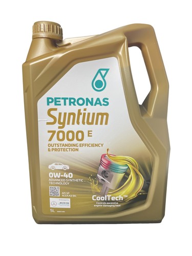 Aceite lubricante motor PETRONAS Syntium 7000 E 0W-40 5 Litros MB229.50 - Imagen 2 de 3