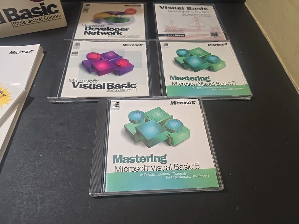 Microsoft Visual Basic Professional Edition Version 5.0 Academic CD Media - Image 3 of 4