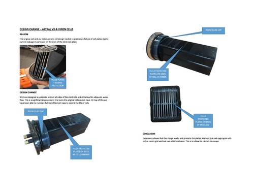 Astral (Hurlcon) VX9 Self Cleaning Cell & Half Lead Kit - Generic - Imagen 3 de 3