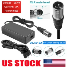24V 2A Lithium Battery Charger For Electric Pride Mobility WHEELCHAIR Scooter
