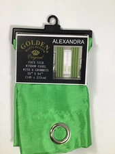 Golden Original Mint Alexandra Faux Silk Window Panel 55x84 NEW!