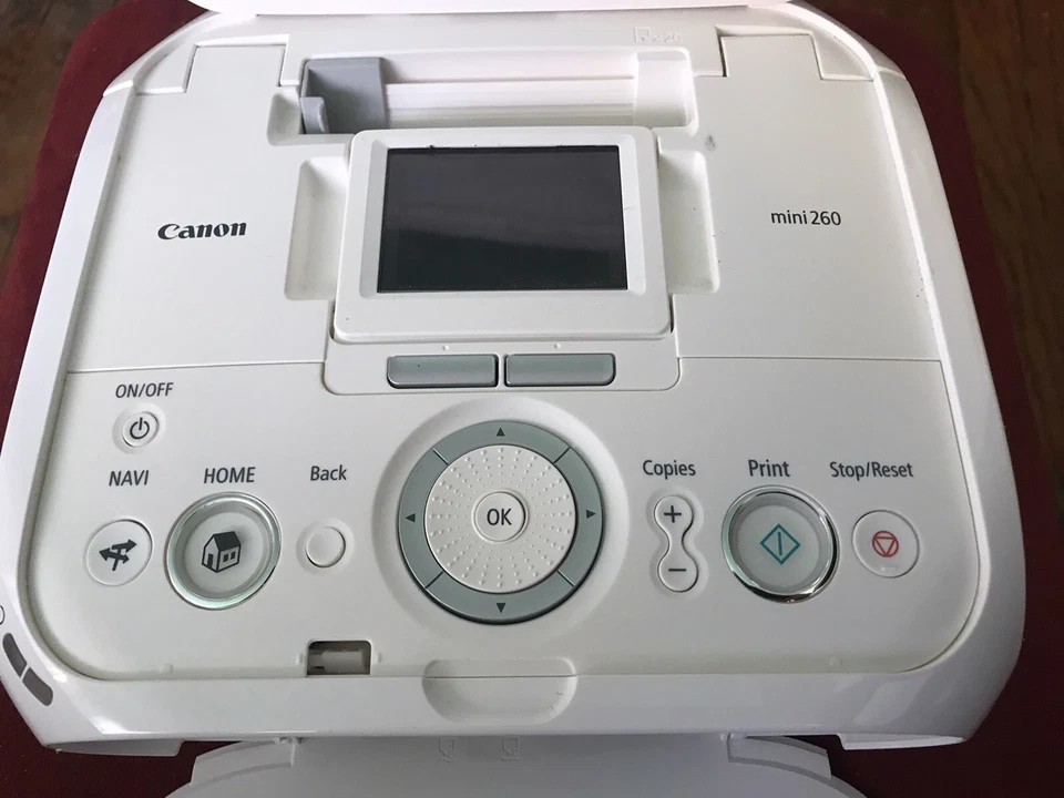 Canon Pixma Mini 260 Portable Photo Inkjet Printer With Power Cable (Not Tested) - Image 4 of 4