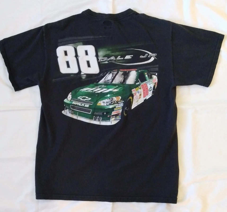 Camiseta para niños mediana NASCAR Earnhardt Jr 88 nueva energía impresa delantera y trasera Foto 2 de 4