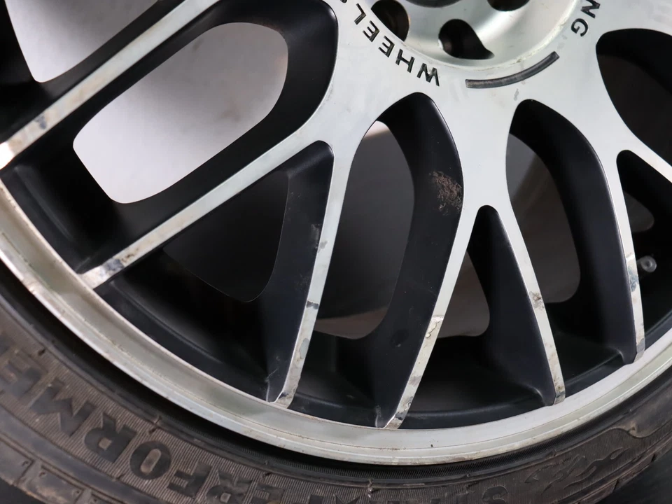 1x Barracuda Karizzma Alufelge Felge Komplettrad 8Jx18 ET38 LK 4x100/108 - Bild 3 von 4