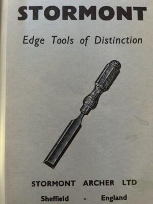 Stormont Sheffield 'Edge Tools Of Distinction'  1960 Catalogue & Pricelist  Copy