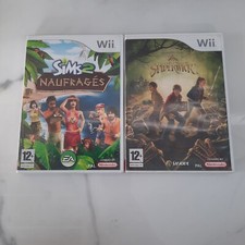 Jeux Nintendo Wii Les sims 2 naufragés et les chroniques de spiderwick