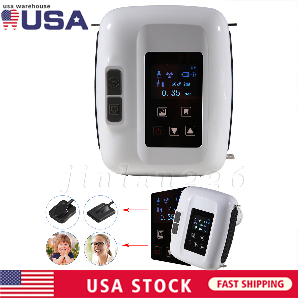 X Máquina rayos portátil Machine dental X Handheld Ray Machine no Shield