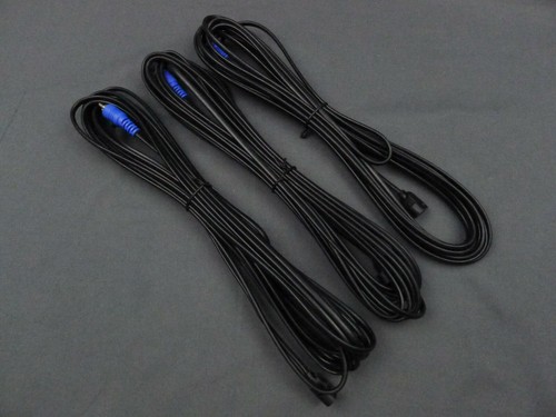 Set of 3 Bose Jewel Cubes Front Speaker Right, Center, Left Cable Black 