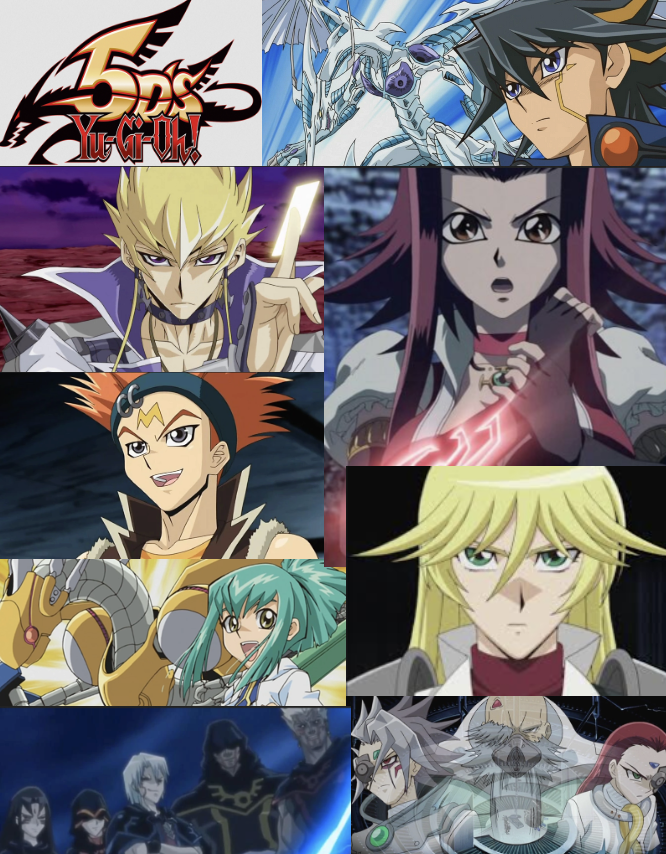 Yugioh 5Ds Character Decks including Yusei Akiza Crow Jack Leo Dark Signers  ZOne