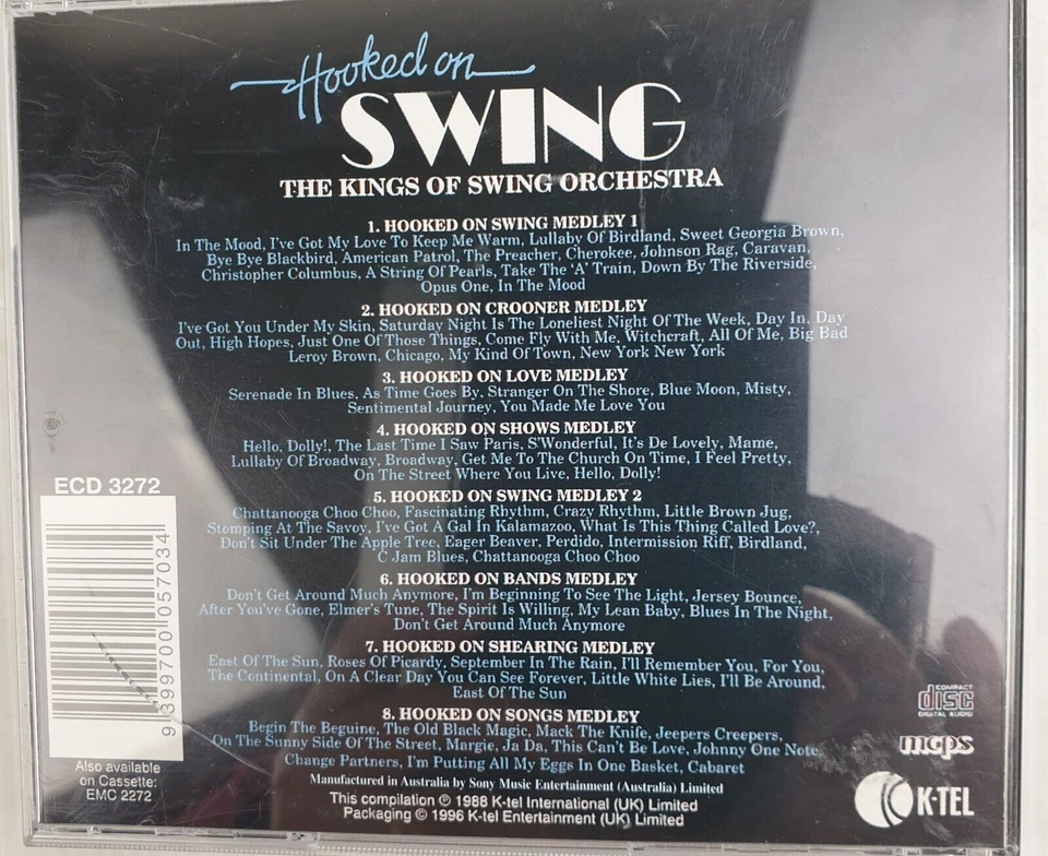 Hooked on Swing, Vol. 1 by The Kings of Swing Orchestra (CD, 1986), Jazz, Swing - Image 2 of 4