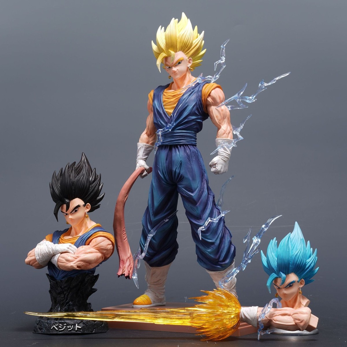 32 CM NEW Dragon Ball Z Vegito Goku Vegeta Anime Figures Super Saiyan  Heads