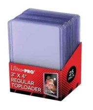 Ultra PRO 3" x 4" Regular Toploaders 25, 50, 100, 200, 300, 500