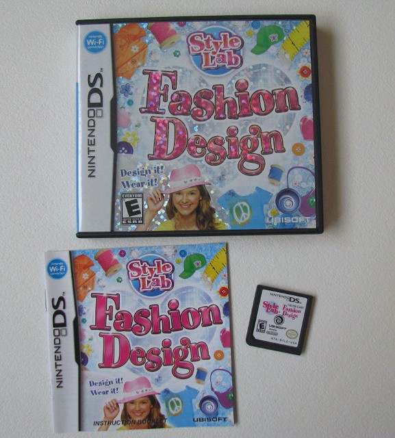 Nintendo DS Style Lab Fashion Design Girls Video Game Complete Very
