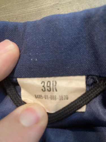 Abrigo Alistado 39 Regular Azul De Colección Fuerza Aérea de los Estados Unidos Vestido de Servicio USAF - Imagen 12 de 14