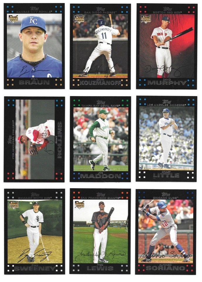 2007 Topps Baseball Trading Cards / You Pick / Choose #s 251 - 500 / mb55 - Image 2 of 4