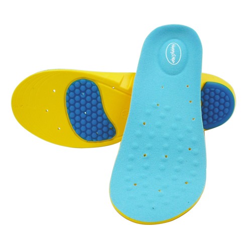 Solette in gel blu supporto arco plantare ortopedico memory foam - supporto sportivo + antidolorifico - Foto 5 di 12