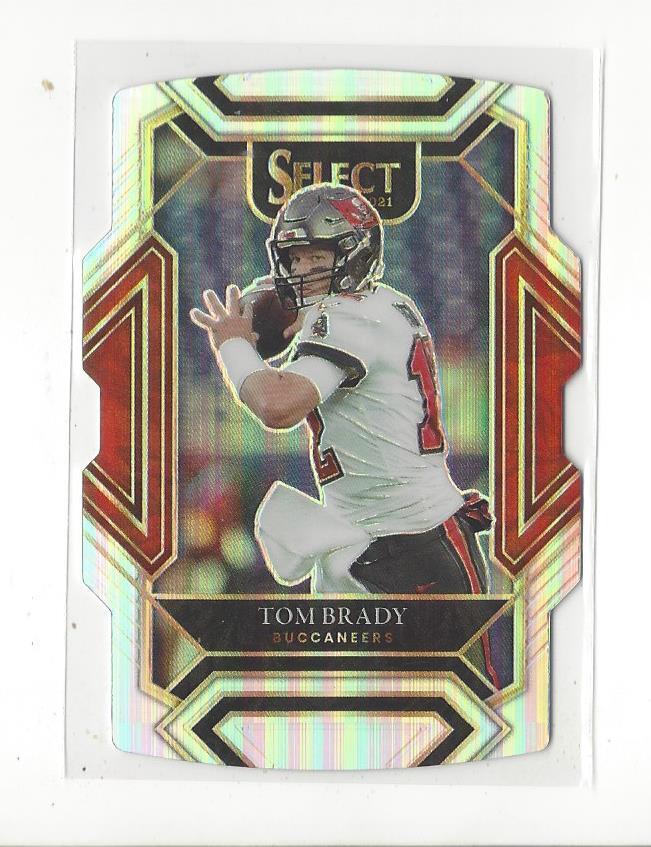 2021 Select Prizm Silver Die Cut #201 Tom Brady Buccaneers