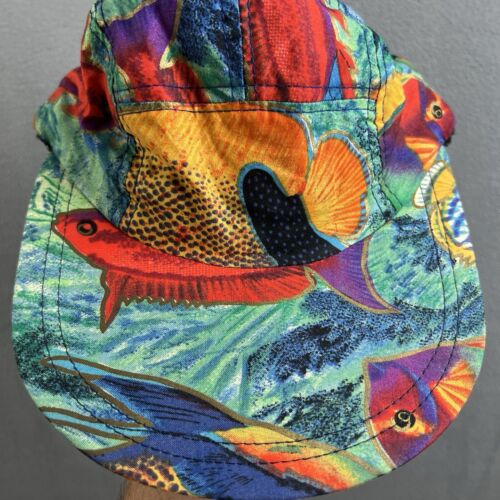 Sombrero de Colección Yo Wear Maxx Boxer 5 Paneles Gorra Patinador Peces Tropicales Diseño Campamento Años 90 - Imagen 3 de 10