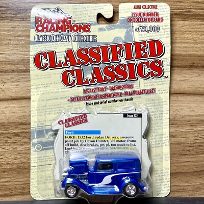 Racing Champions Classified Classics 1932 Ford Sedan Delivery Issue #22 New 2000