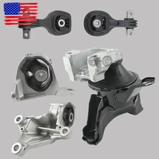 5pc Engine Mount Set for 15-17 Honda CRV CR-V 2.4L Automatic Motor Mount Kit