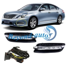 1Pair DRL Driving Lights LED Daytime Running Light  For Nissan TEANA 2010 ~ 2012