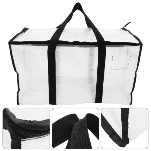 Storage Bags Heavy Duty Luggage Comforter With Zipper Shopping Work - Picture 7 of 12