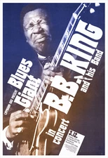 B.B. King in Germany concert poster print