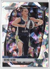 2024 Panini Prizm WNBA Sevgi Uzun Rookie RC #92 CRACKED ICE PRIZM