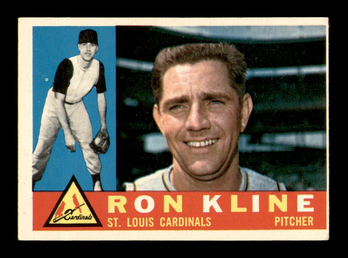 1960 Topps #197 Ron Kline EX-MT Condition OBGcards Vintage Baseball
