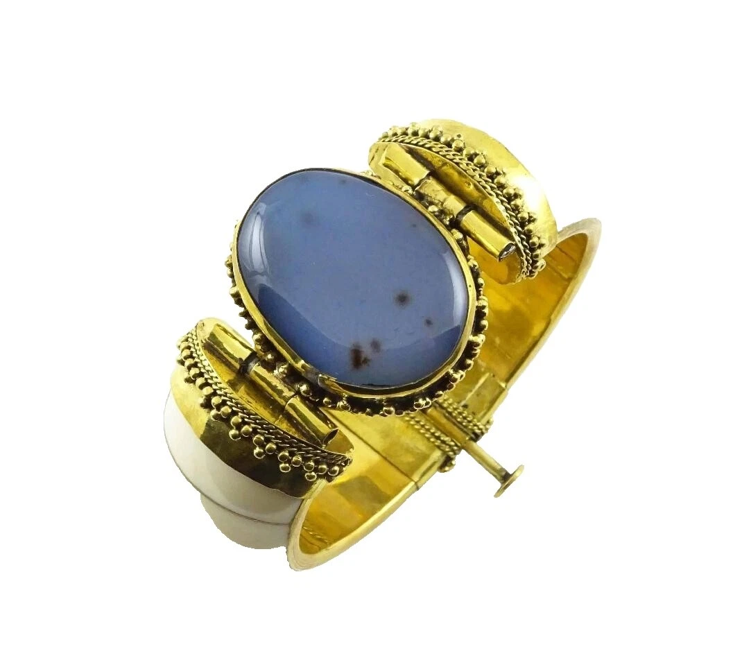 Joyería de Moda de Latón de madera de Ágata