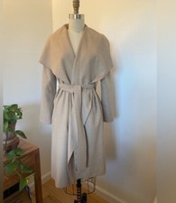 Wool Wrap Coat Xs