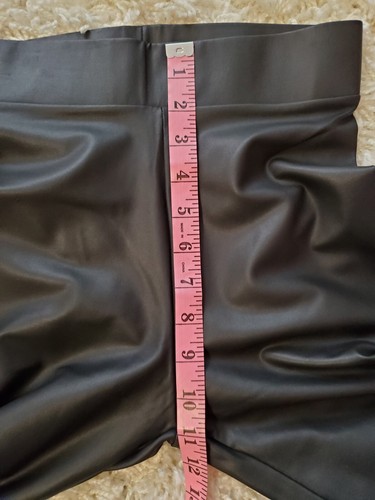 TopShop schwarze glänzende Leggings Gr.2 neu mit Etikett Athleisure Freizeit Party/Cocktail - Bild 8 von 8