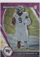 2021 PRIZMS PURPLE DRAFT RC CARLOS BASHAM JR. BUFFALO BILLS PRIZM (AG)1713