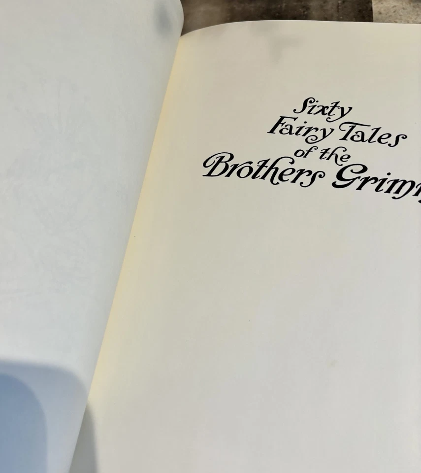 Sixty Fairy Tales of The Brothers Grimm 1979 HC DJ Arthur Rackham Illustrated EC - Image 4 of 4