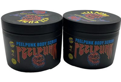 Two Peel Punk Body Scrub Coconut Pineapple Scent Shea Butter 17.63 oz Each